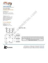 254HC3700K4TM6 Datasheet Cover