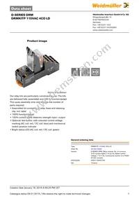 2576010000 Datasheet Cover