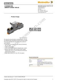 2576220000 Datasheet Cover