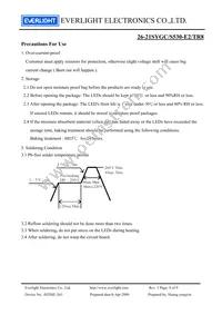 26-21SYGC/S530-E2/TR8 Datasheet Page 8