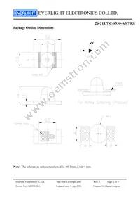 26-21UYC/S530-A3/TR8 Datasheet Page 2