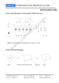 26-21UYC/S530-A3/TR8 Datasheet Page 6