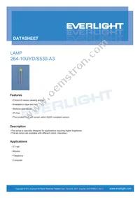 264-10UYD/S530-A3 Datasheet Cover