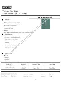 264-7SURC/S530-A5 Datasheet Cover