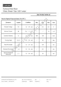 264-7SURC/S530-A5 Datasheet Page 3