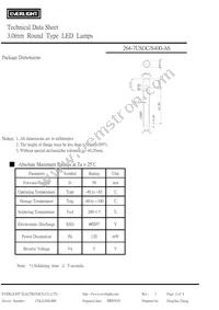 264-7USOC/S400-A6 Datasheet Page 2