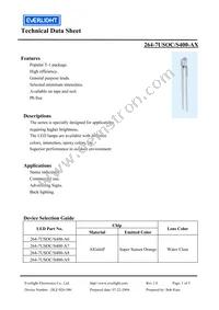 264-7USOC/S400-A8 Datasheet Cover