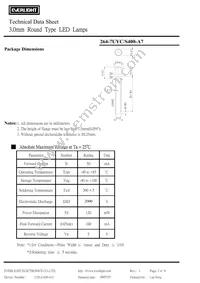 264-7UYC/S400-A7 Datasheet Page 2