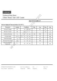 264-7UYC/S400-A7 Datasheet Page 3
