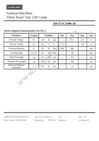 264-7UYC/S400-A8 Datasheet Page 3