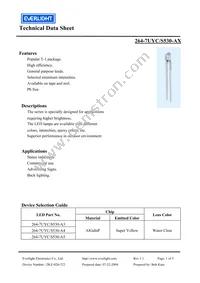 264-7UYC/S530-A3 Datasheet Cover