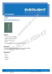 264-7UYD/S530-A3 Datasheet Cover