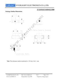 27-21SYGC/S530-E2/TR8 Datasheet Page 2