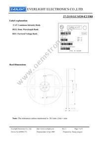 27-21SYGC/S530-E2/TR8 Datasheet Page 5