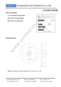 27-21UBC/C430/TR8 Datasheet Page 5