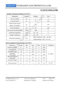 27-21UYC/S530-A3/TR8 Datasheet Page 3