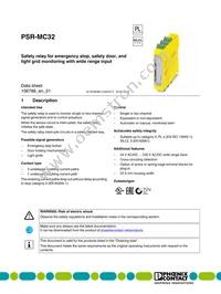 2700524 Datasheet Cover