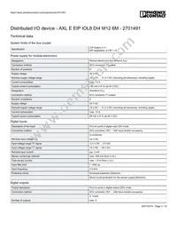 2701491 Datasheet Page 3