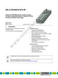 2701499 Datasheet Cover