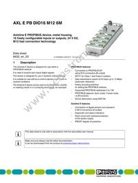 2701506 Datasheet Cover