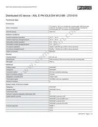 2701519 Datasheet Page 2