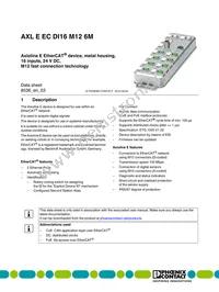 2701526 Datasheet Cover