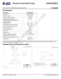 278-2578125-1SA2I8 Datasheet Cover