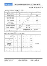 28-21SYGC/S530-E2/TR8 Datasheet Page 3