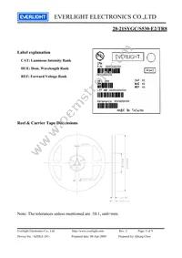 28-21SYGC/S530-E2/TR8 Datasheet Page 5