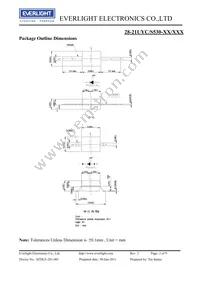 28-21UYC/S530-A3/TR8 Datasheet Page 2