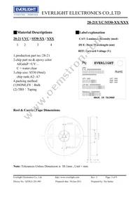 28-21UYC/S530-A3/TR8 Datasheet Page 5