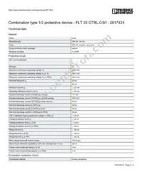 2817424 Datasheet Page 2