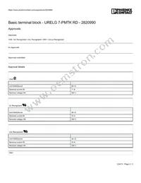 2820990 Datasheet Page 2