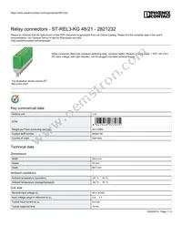 2821232 Datasheet Cover