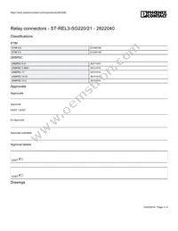 2822040 Datasheet Page 3