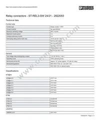 2822053 Datasheet Page 2