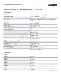 2823476 Datasheet Page 2