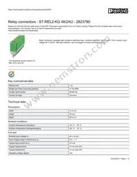 2823780 Datasheet Cover