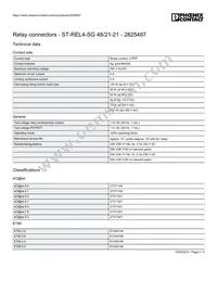 2825487 Datasheet Page 2