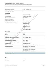 2825539 Datasheet Page 2