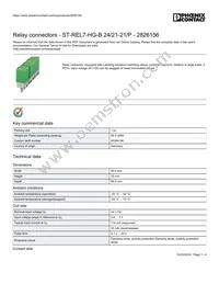 2826156 Datasheet Cover