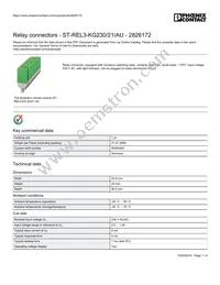 2826172 Datasheet Cover