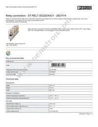 2827414 Datasheet Cover