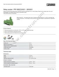 2833521 Datasheet Cover