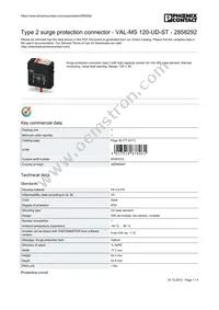 2858292 Datasheet Cover