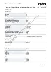 2858292 Datasheet Page 2