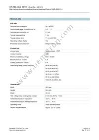 2861014 Datasheet Page 2