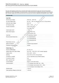 2866268 Datasheet Page 2