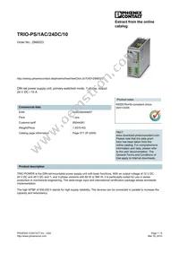 2866323 Datasheet Cover