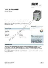 2866394 Datasheet Cover